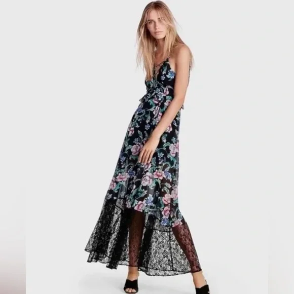 maxi sleeveless dress for women Sleeveless embroidered tiered maxi dress – Reistor